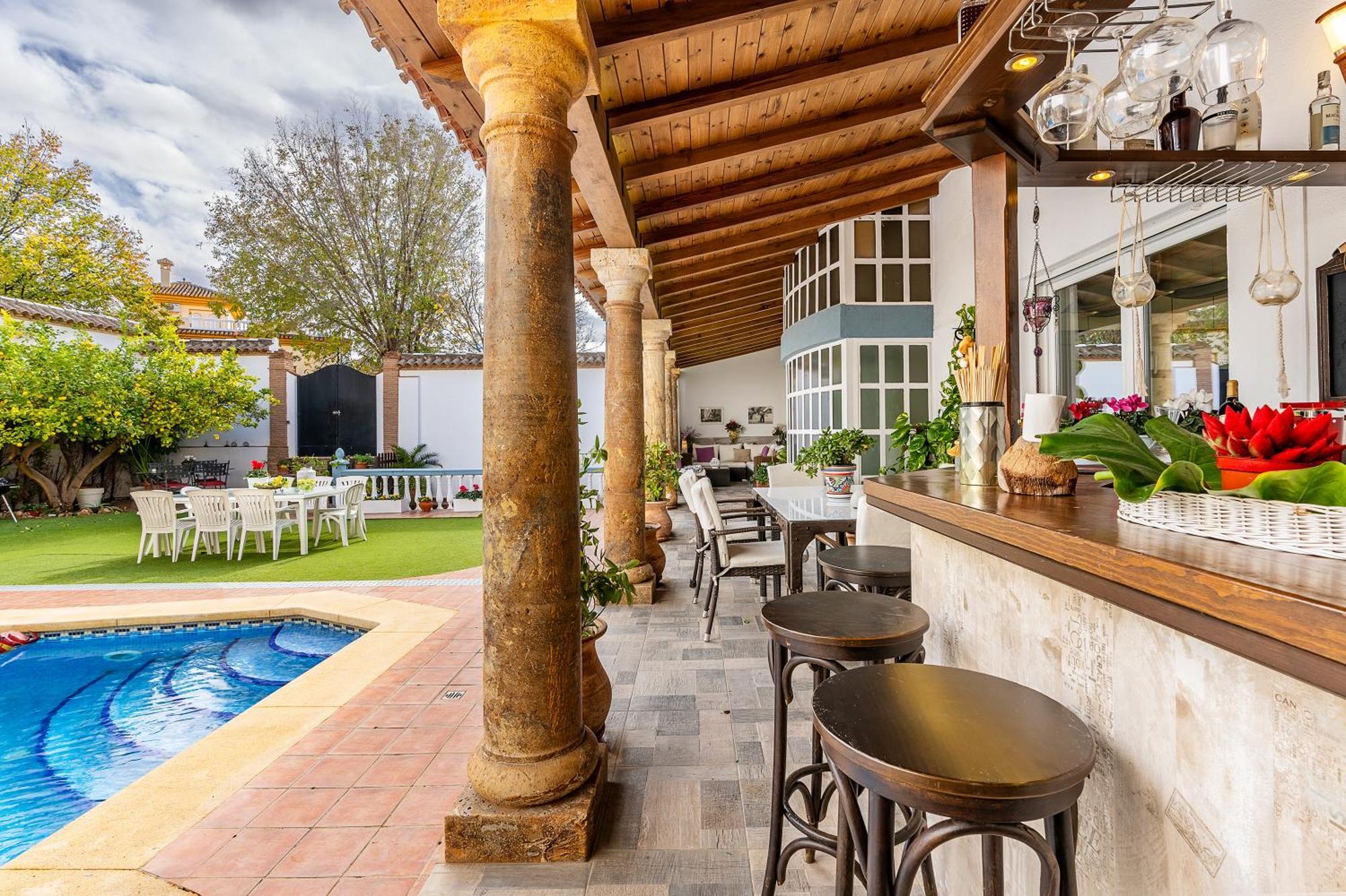 Casa De Amigos La Latina Con Piscina, Chimenea Y Barbacoa Villa Illora Exterior foto